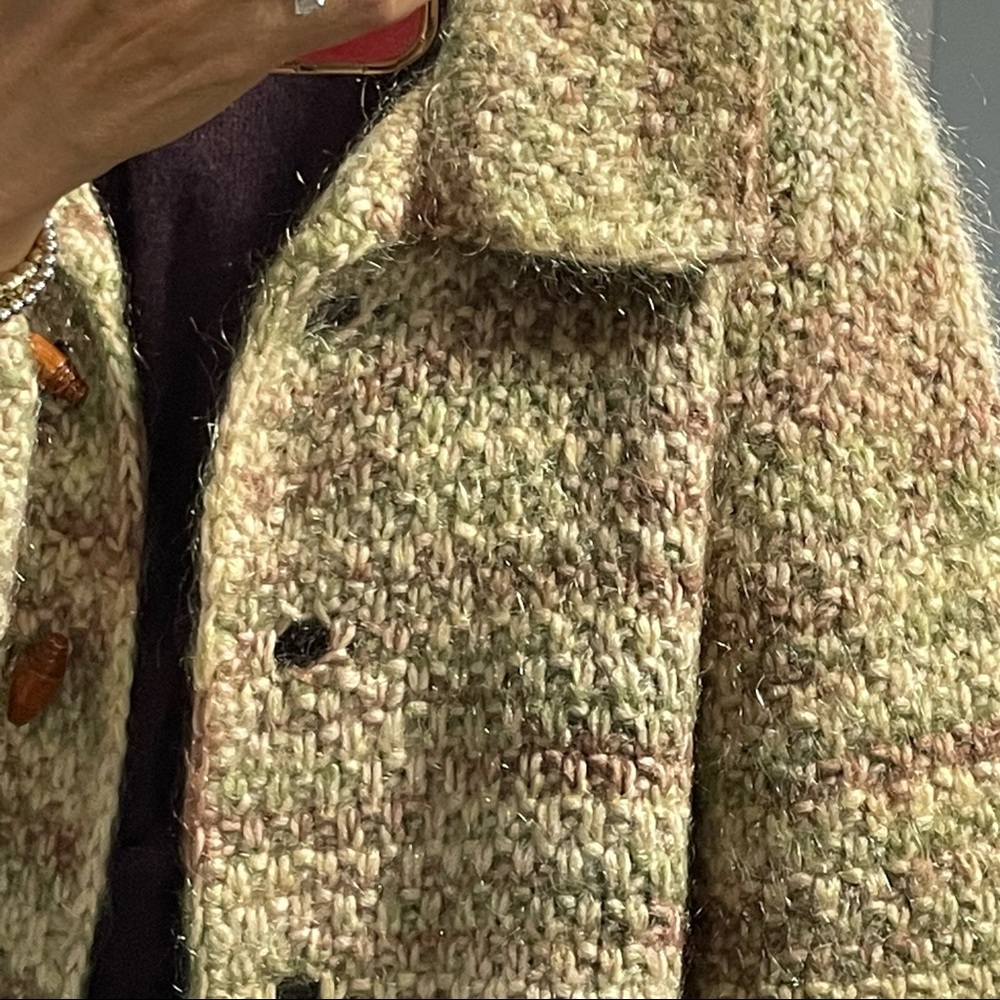 Vintage Handmade Chunky Jacket 3/4 sleeves - Picture 4 of 10